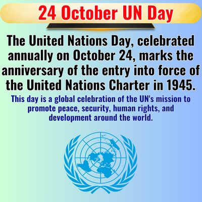 United Nation Day 24 October 2024